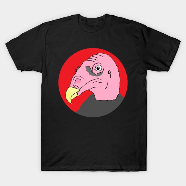 Turkey Vulture Cartoon T-Shirt by RevolutionInPaint